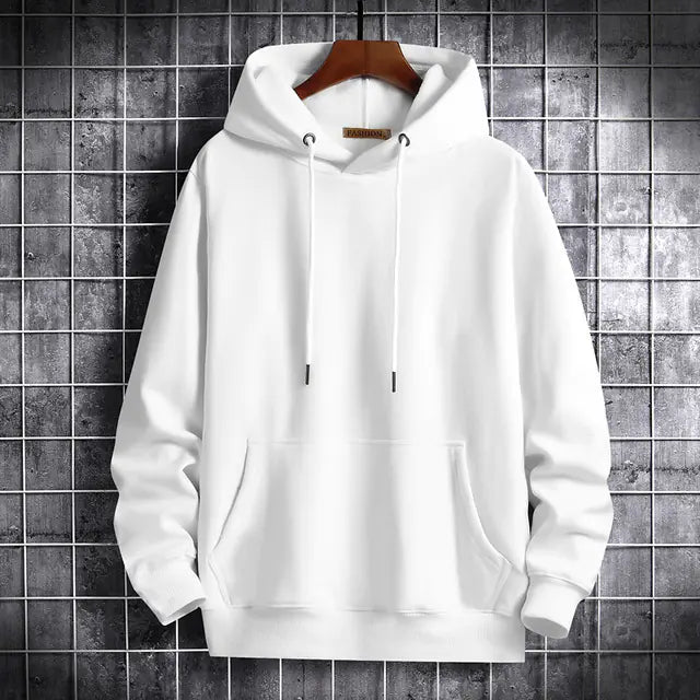 Velvet Thick Cotton Men's Hoodie - Casual Streetwear