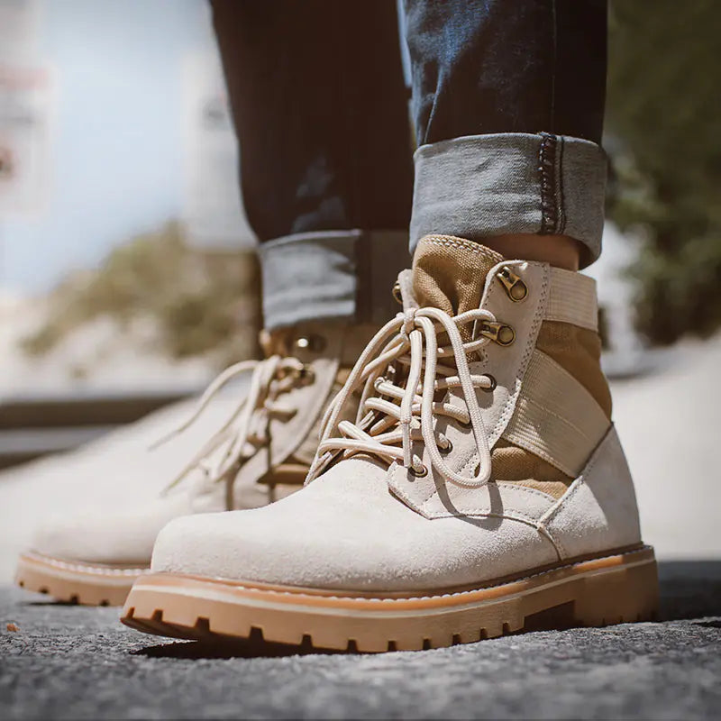 Men's Mid-Top Desert High-Top Work Boots