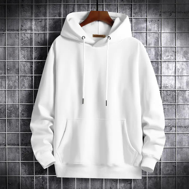 Velvet Thick Cotton Men's Hoodie - Casual Streetwear